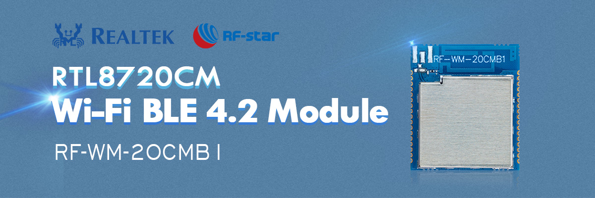Module Wi-Fi RTL8720CM BLE 4.2 RF-WM-20CMB1