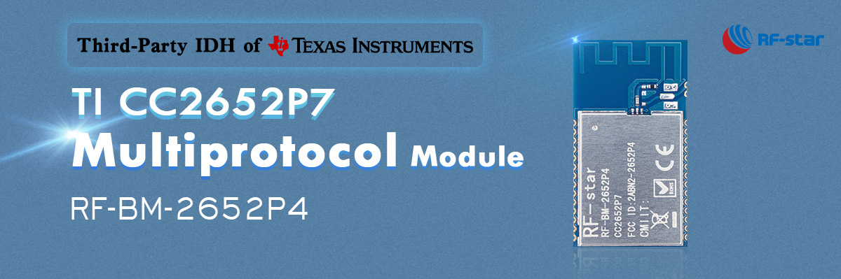 Module multiprotocole TI CC2652P7 RF-BM-2652P4