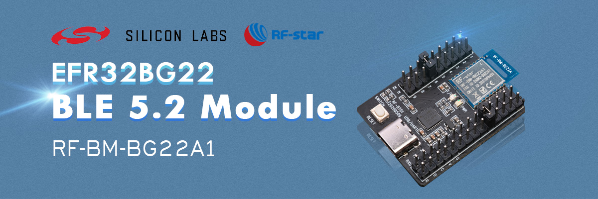 Module EFR32BG22 BLE5.2 RF-BM-BG22A1