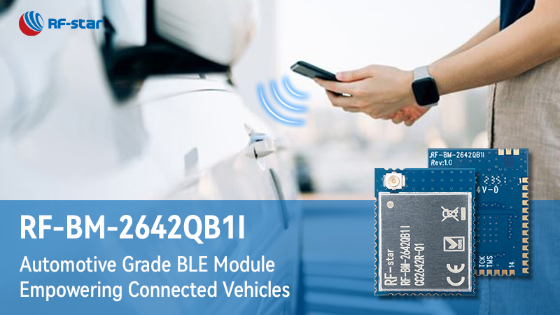 Module BLE de qualité automobile RF-BM-2642QB1I pour les véhicules connectés