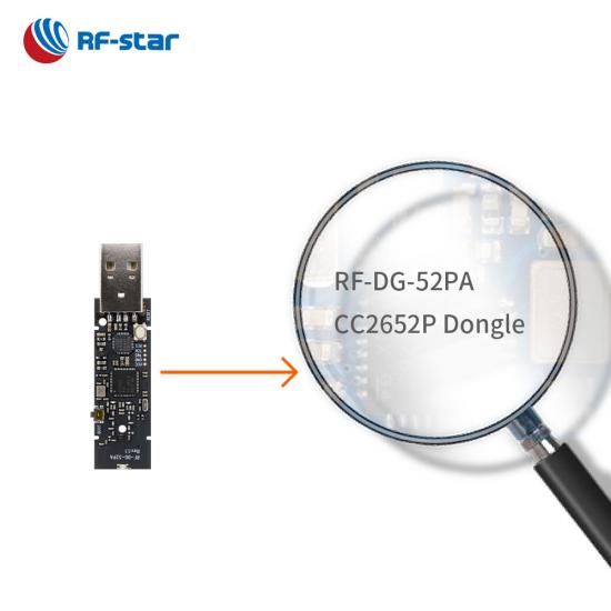 RF-DG-52PA CC2652P antenne PCB Dongle USB