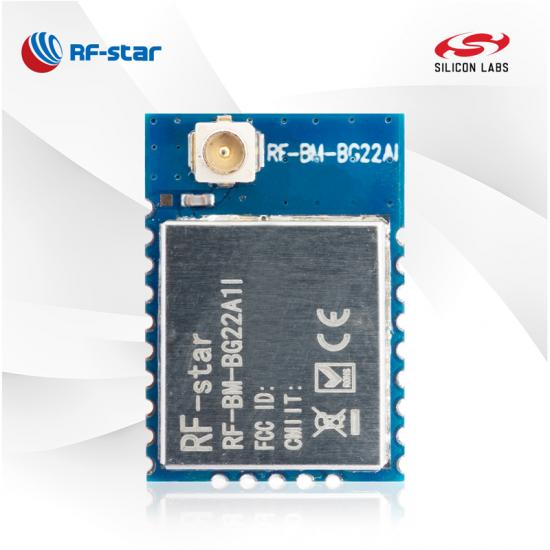 BLE5.2 nEFR32BG22 Module with IPEX antenna