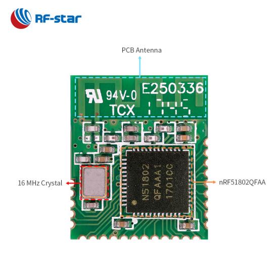 BLE4.2 Module with Nordic nRF51802 Chip RF-BM-ND02C