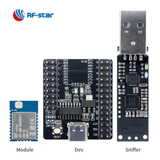 Low Power Bluetooth 5.2 nEFR32BG22 Module with IPEX antenna