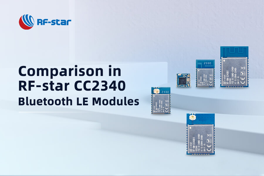 Quelles sont les similitudes et les différences entre les modules RF-star CC2340 Bluetooth LE ?