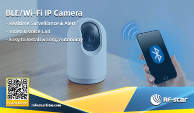 Caméra IP BLE/Wi-Fi