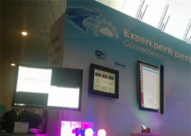 La solution d'éclairage intelligent de RF-star s'affiche sur le stand TI au CES 2015