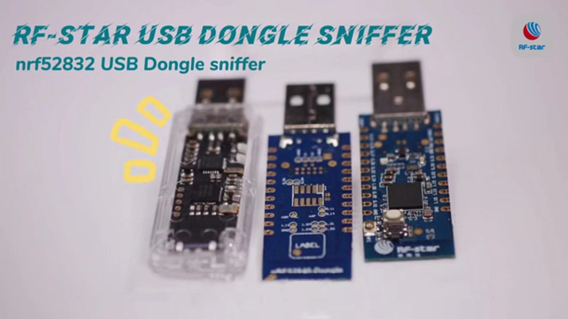 nRF Connect RF-star Low energy BLE 5.0 nRF52832 Renifleur de dongle USB