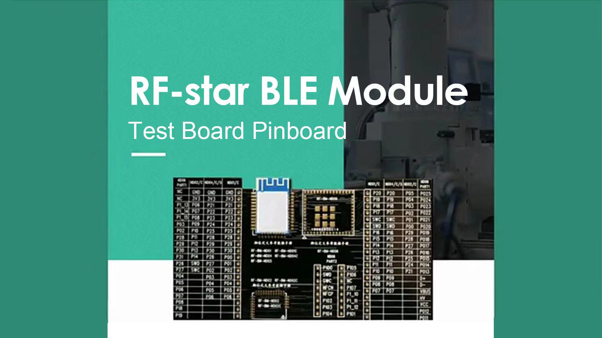 Tableau d'affichage de la carte de test RF-star pour module de la série TI (CC2540 CC2541 CC2640)